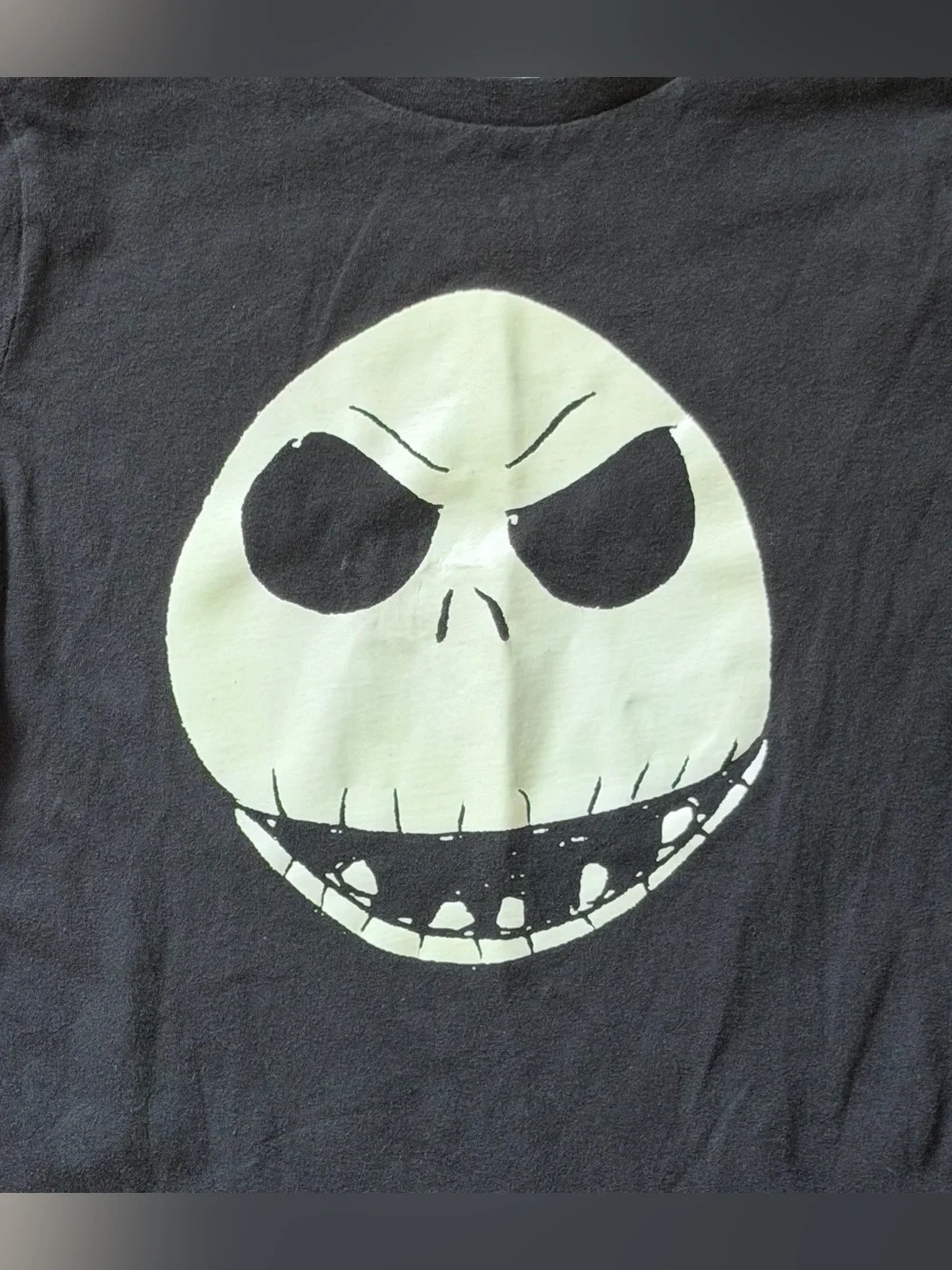 Lot of 2 Nightmare Before Christmas black short sleeve shirts boys L 10-12